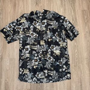Columbia Black and White Floral Men's Shirt